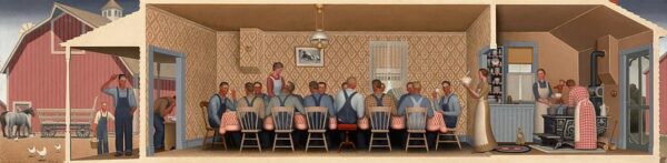 Dîner pour les batteurs – Grant Wood Grant Wood 180x60