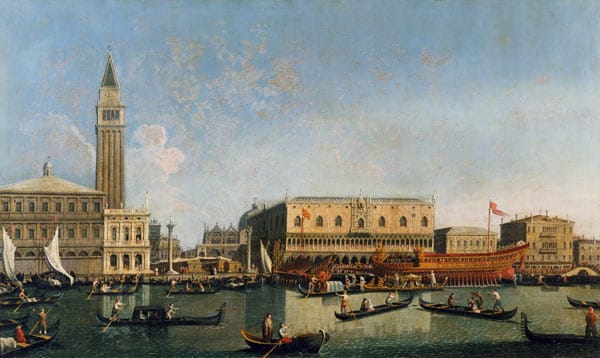 Venise / Palais des Doges / Peinture / C18 – Giovanni Antonio Canal Giovanni Antonio Canal 120x70