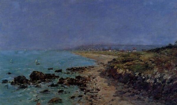 Douarnenez, le rivage et la baie – Eugène Boudin Eugène Boudin 120x70