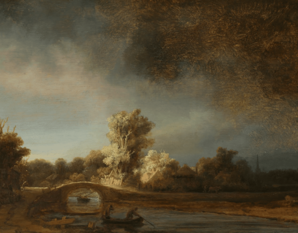 Le Pont de pierre – Rembrandt van Rijn Rembrandt van Rijn 85x75