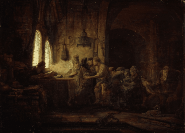 La parabole des ouvriers de la vigne – Rembrandt van Rijn Rembrandt van Rijn 105x70