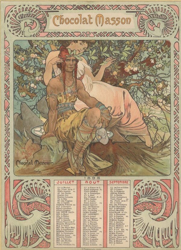 L’âge adulte – Mucha Alphonse Mucha 70x105