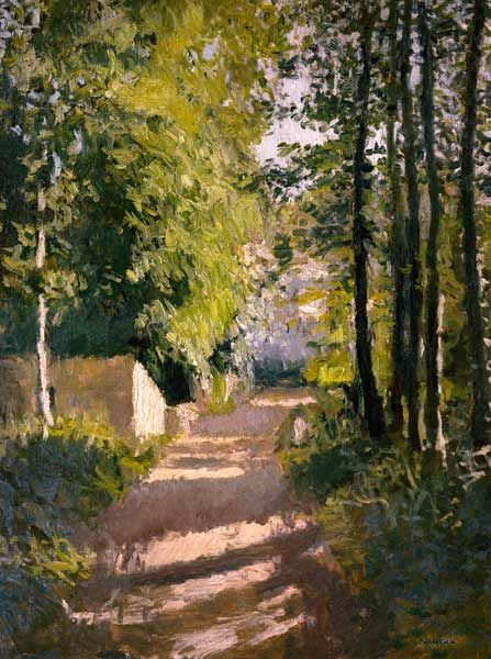 Allée sous-bois – Caillebotte Gustave Caillebotte 70x85