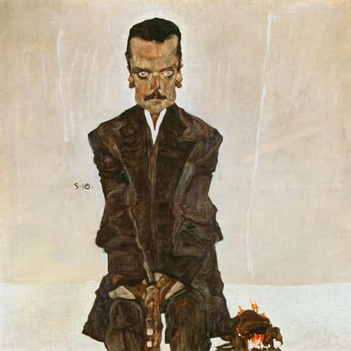 Portrait de l’éditeur Eduard Kosmack – Egon Schiele Egon Schiele 70x70