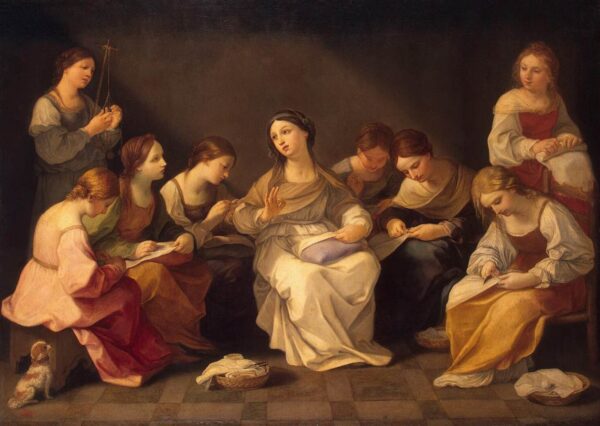 Education of the Virgin – Guido Reni Guido Reni 105x70