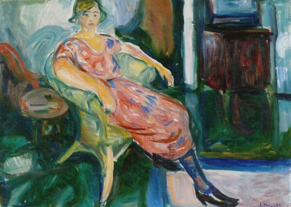 Femme dans une chaise en osier – Edvard Munch Edvard Munch 105x70