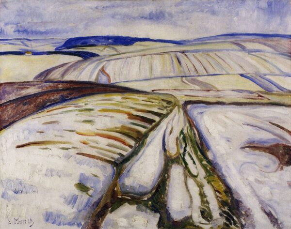 Fonte des neiges près d’Elgersburg – Edvard Munch Edvard Munch 85x75