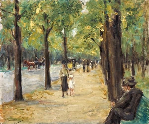 Dans le jardin animalier de Berlin – Max Liebermann Max Liebermann 85x75