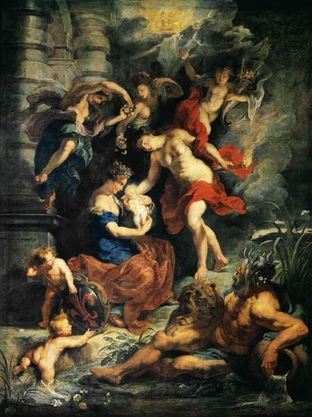 Cycle de Médicis : La naissance Marie de Médicis – Peter Paul Rubens Peter Paul Rubens 70x85