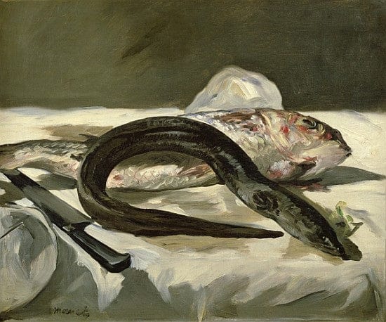 Anguille et rouget de roche – Edouard Manet Édouard Manet 85x75