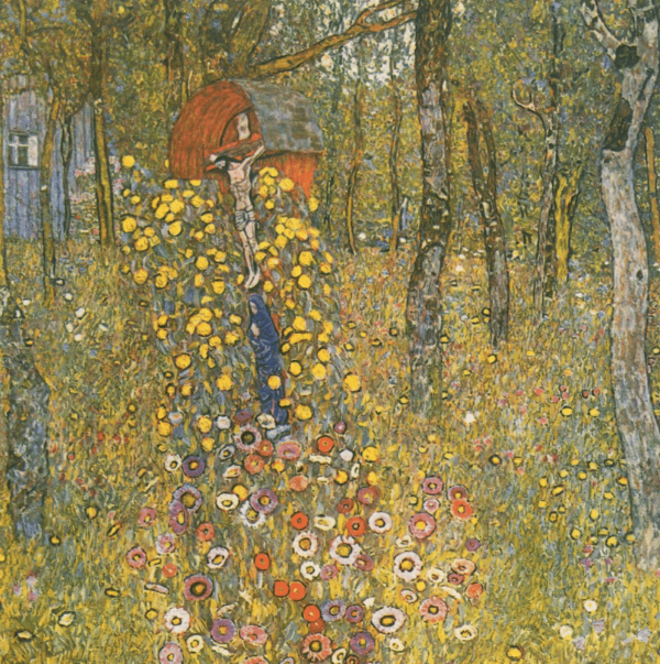 Jardin de campagne avec Croix – Gustav Klimt Gustav Klimt 70x70