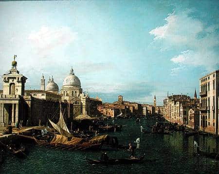 Entrée du Grand Canal : Vue vers l’ouest – Giovanni Antonio Canal Giovanni Antonio Canal 85x75