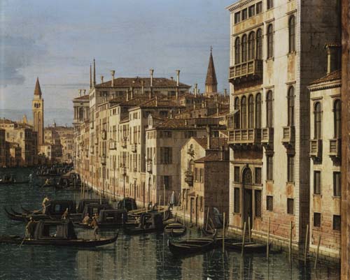 Entrée du Grand Canal : Vue vers l’ouest – Canal Giovanni Antonio Giovanni Antonio Canal 85x75