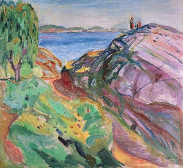 L’été au bord de la mer – Edvard Munch Edvard Munch 70x70