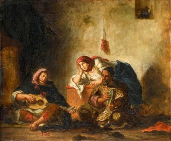 Musiciens juifs à Mogador – Eugène Delacroix Eugène Delacroix 85x75