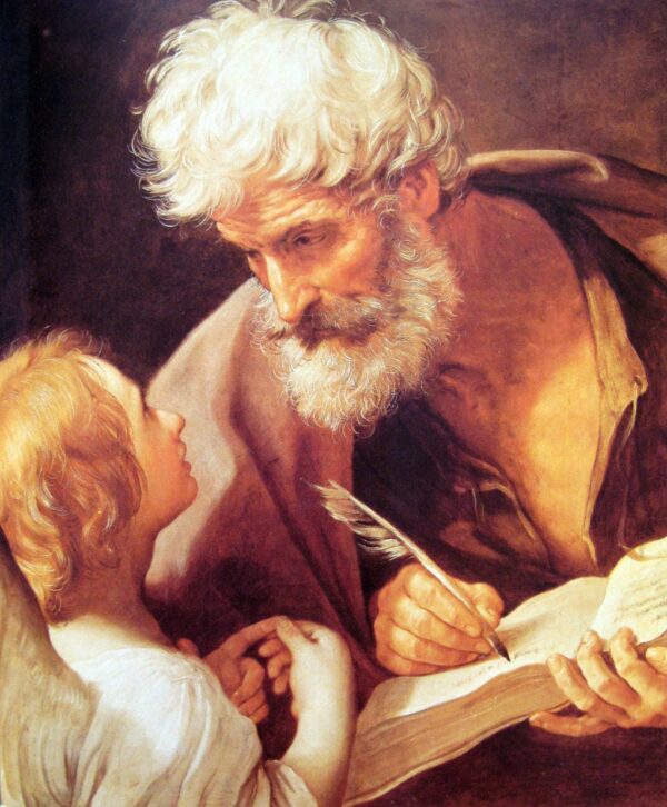 Evangelist St. Matthew and the Angel – Guido Reni Guido Reni 70x85