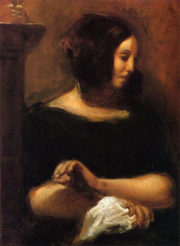 George Sand – Eugène Delacroix Eugène Delacroix 70x105