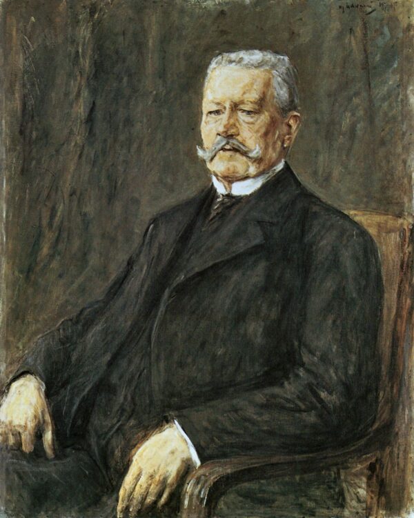 Portrait de Paul von Hindenburg – Max Liebermann Max Liebermann 70x85