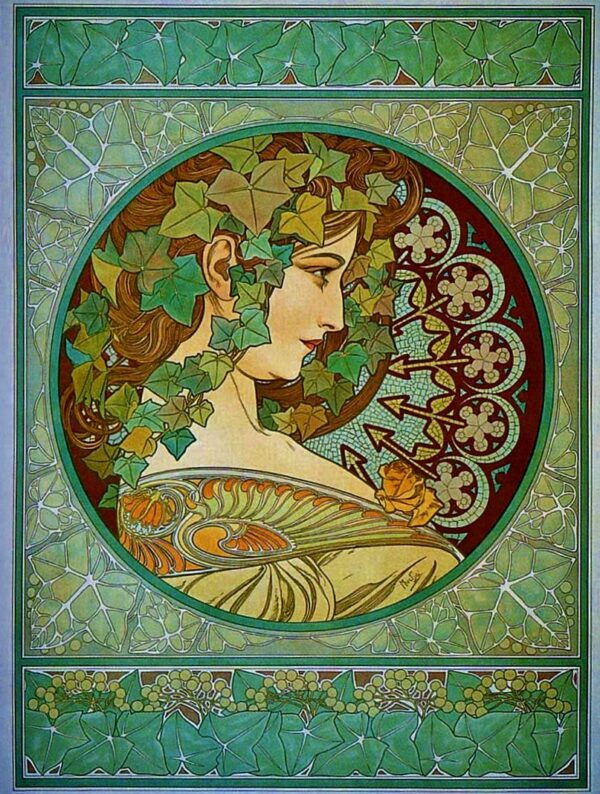 Ivy – Mucha Alphonse Mucha 70x85