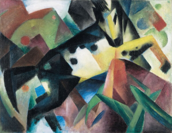 Cheval sauté – Franz Marc Franz Marc 85x75