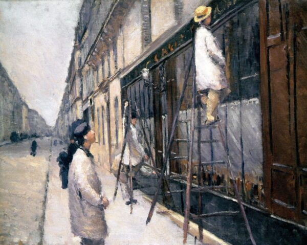 Les peintres en bâtiment – Caillebotte Gustave Caillebotte 85x75