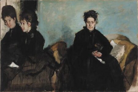 La duchesse de Montejasi et ses filles Elena et Camilla – Edgar Degas Edgar Degas