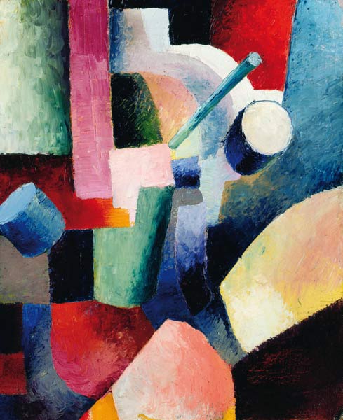 Composition colorée des formes – August Macke August Macke 70x85