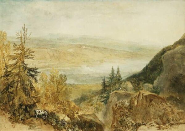 Farnley hall vu d’en haut – William Turner William Turner 105x70