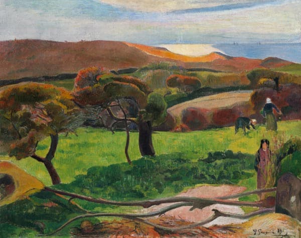 Champs près de la mer – Paul Gauguin Paul Gauguin 85x75