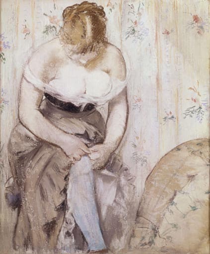 La femme à la jarretière – Edouard Manet Édouard Manet 70x85