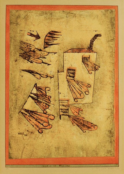 Vent de feu, 1923 – Paul Klee Paul Klee 70x105