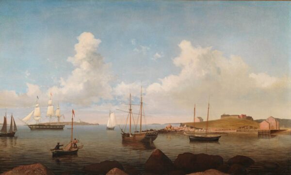 Le vieux fort et l’île Ten Pound, Gloucester – Fitz Henry Lane Fitz Henry Lane 120x70