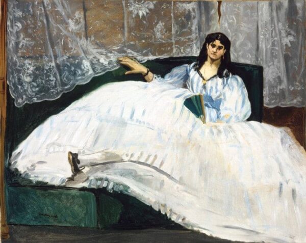 Femme avec un éventail – Edouard Manet Édouard Manet 85x75