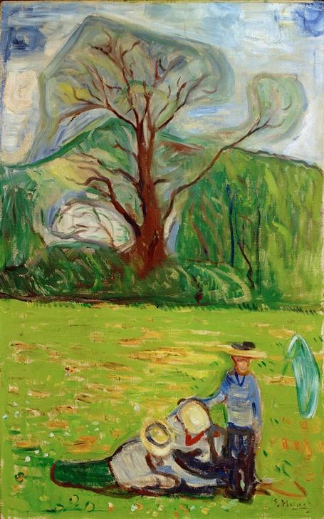 Paysage de printemps de Edvard Munch Edvard Munch 70x105