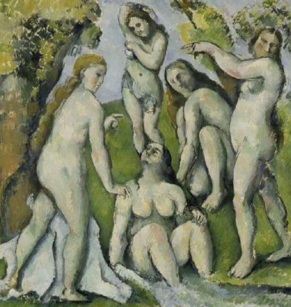 Cinq femmes baignant – Paul Cézanne Paul Cézanne 70x70