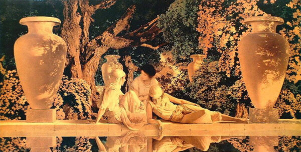 Le jardin d’Allah – Maxfield Parrish Maxfield Parrish