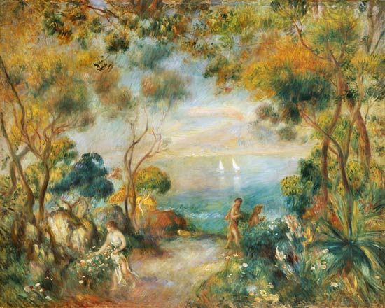 Garden at Sorrento – Pierre-Auguste Renoir Pierre-Auguste Renoir 85x75