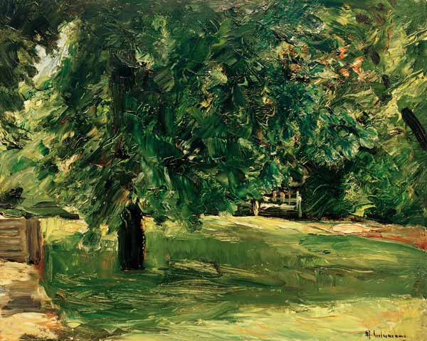 Banc de jardin sous le marronnier – Max Liebermann Max Liebermann 85x75