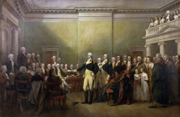 Le général George Washington démissionne de son poste – John Trumbull John Trumbull 105x70