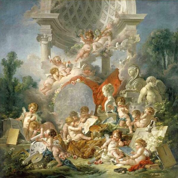 Geniuses of arts – François Boucher François Boucher 70x70