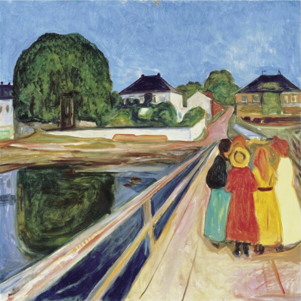 Filles sur le pont – Edvard Munch Edvard Munch 70x70