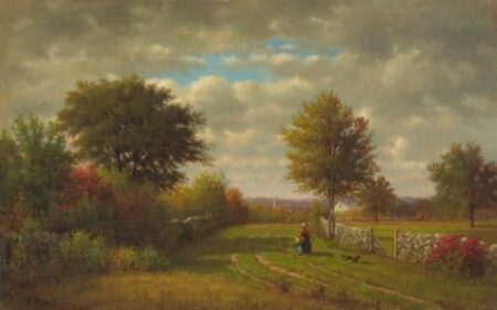 Going To Market – George Inness George Inness