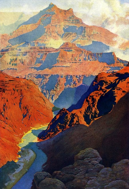 Le Grand Canyon – Maxfield Parrish Maxfield Parrish