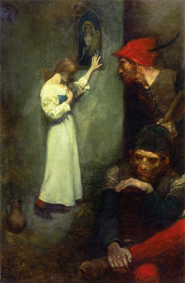 Guarded by Rough English Soldiers – Howard Pyle Howard Pyle 70x105