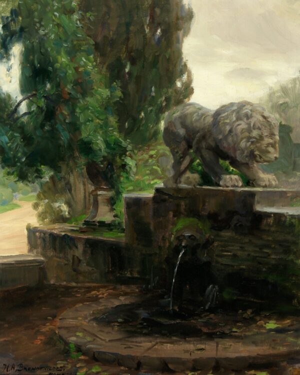 Une fontaine à Rome – Hans Andersen Brendekilde Andersen Brendekilde 70x85