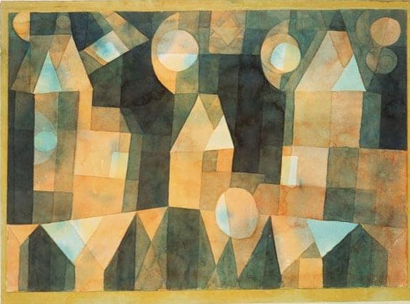 Trois maisons au pont – Paul Klee Paul Klee 105x70