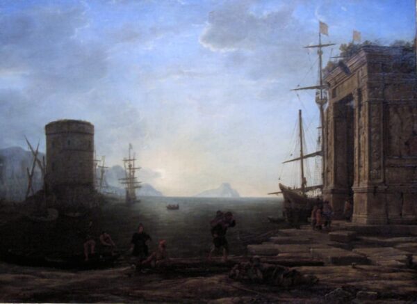 Port au lever du soleil – Claude Lorrain Claude Lorrain 105x70