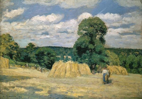 Récolte à Montfoucault – Camille Pissarro Camille Pissarro 105x70