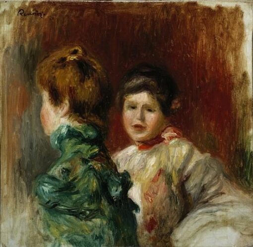 Têtes de deux femmes, c.1895 – Pierre-Auguste Renoir Pierre-Auguste Renoir 2