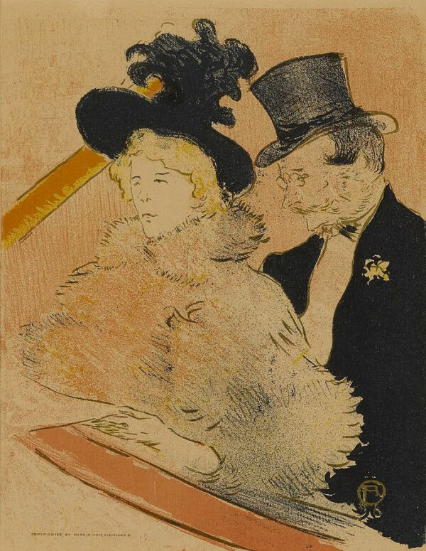 Au Concert – Toulouse Lautrec Henri de Toulouse-Lautrec 70x85